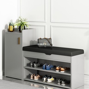 Shoe Cabinet Home Doorway Entrance Door Indoor Entrance Cabinet Large Capacity Shoe Rack Outside Door Corridor Wall Storage Shoe Changing Stool