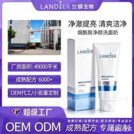代加工烟酰胺净颜洗面奶洁净保湿清洁不紧绷控油洁面乳OEM定制