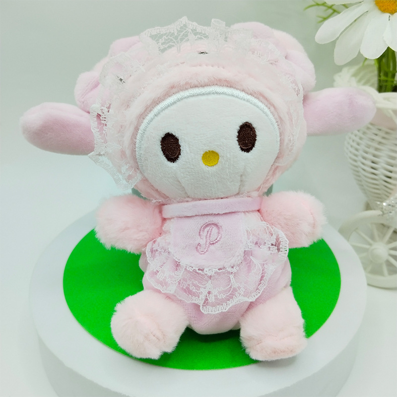 Net red plush kulomi melody jade cinnamon dog toy doll Sanrio doll hanging key chain wholesale