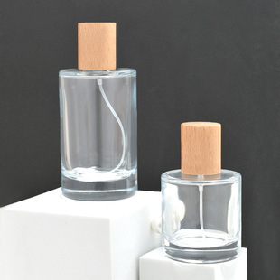 50ml100ml bayonet perfume sub-packing glass bottle new product pressing fine spray large capacity empty bottle