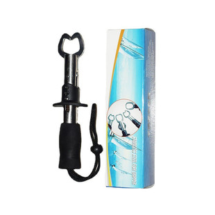 Stainless steel fish clip with ruler with weighing Luya Tong fish controller fishing gear wholesale fishing supplies