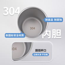 ♔磁吸式漱口杯牙刷置物架不锈钢刷牙杯壁挂免打孔倒挂牙刷杯架简