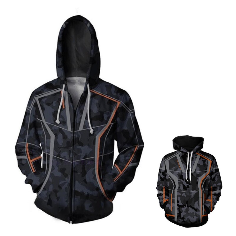 Foreign TraDe New the Avengers Iron Man 3D Digital Printing HooDeD Sweatshirt Jacket cosplay Foreign TraDe New the Avengers Iron Man 3D Digital Printing HooDeD Sweatshirt Jacket cosplay