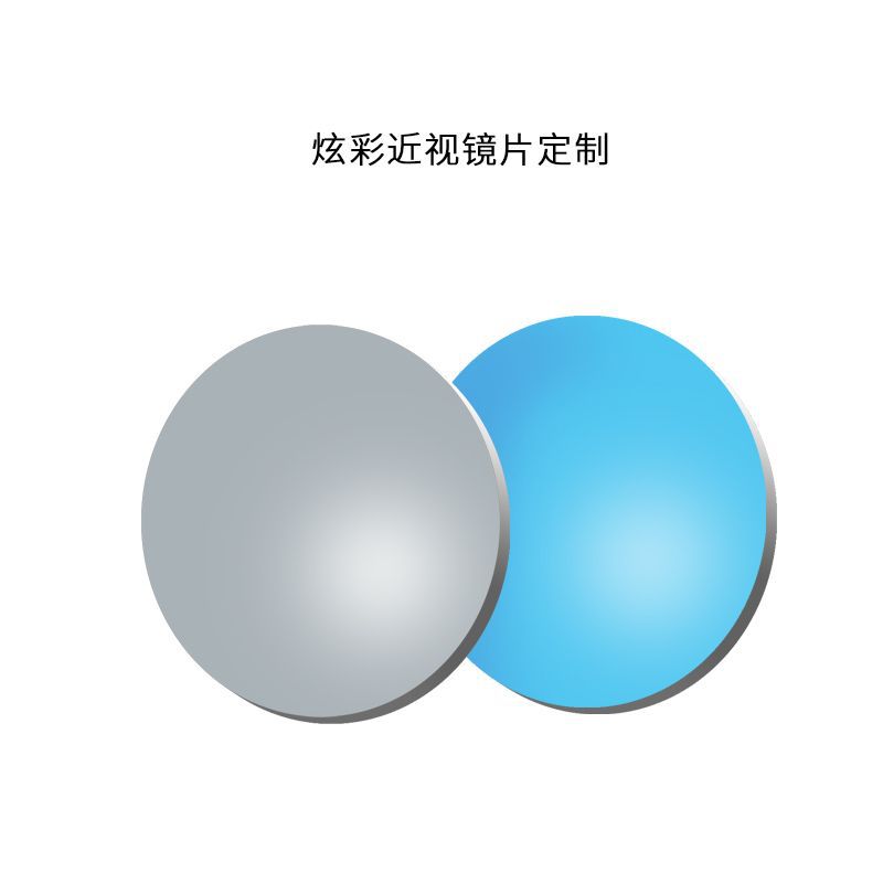 Lente polarizada miopía 1,56/1,61/1,67 lente asférica de la miopía de la resina