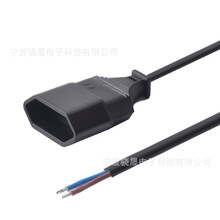CE認證歐規兩插八字尾延長線 歐規電源線 歐式兩插單頭2*0.75mm