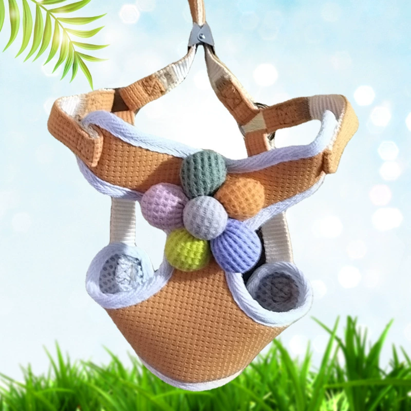 Собака кошка поводок жилет в стиле маленькая собака плюшевый мишка собака цепи Bomei интернет знаменитости нагрудный ремень собака прогулочная веревка