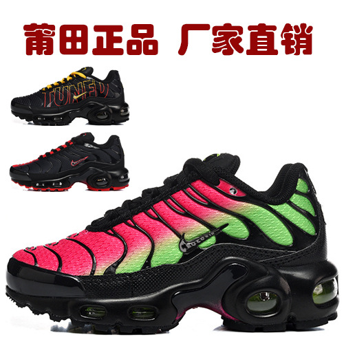 Putian Nike Official Pure Original Children's Shoes Airmaxtn Full-Length Men's and Women's Mesh Sports Shoes Breathable Factory Direct Supply Cross-Border