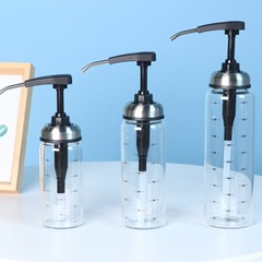 A glass oyster sauce bottle presser for home use, a tomato salad sauce presser, an oil presser 