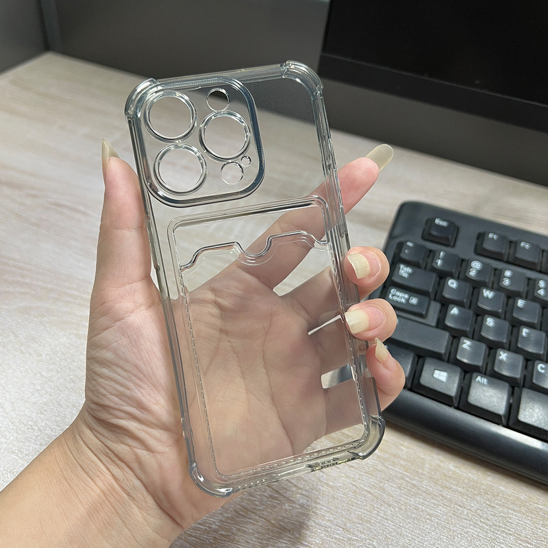 适用苹果iPhone17Air插卡手机壳16Pro卡包壳15简约11透明13保护套|undefined