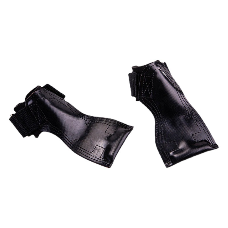 New hard pull rubber palm support Belt Fitness gloves pull-up auxiliary weightlifting squat grip belt wrist guard