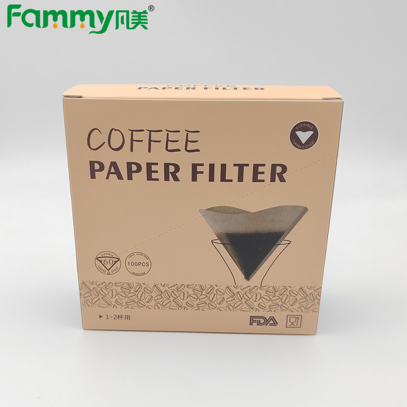 ログパルプ V 字型コーヒーフィルターペーパー V60 フィルターカップコーヒードリップ濾紙既製コーヒーフィルターボックス手醸造|undefined
