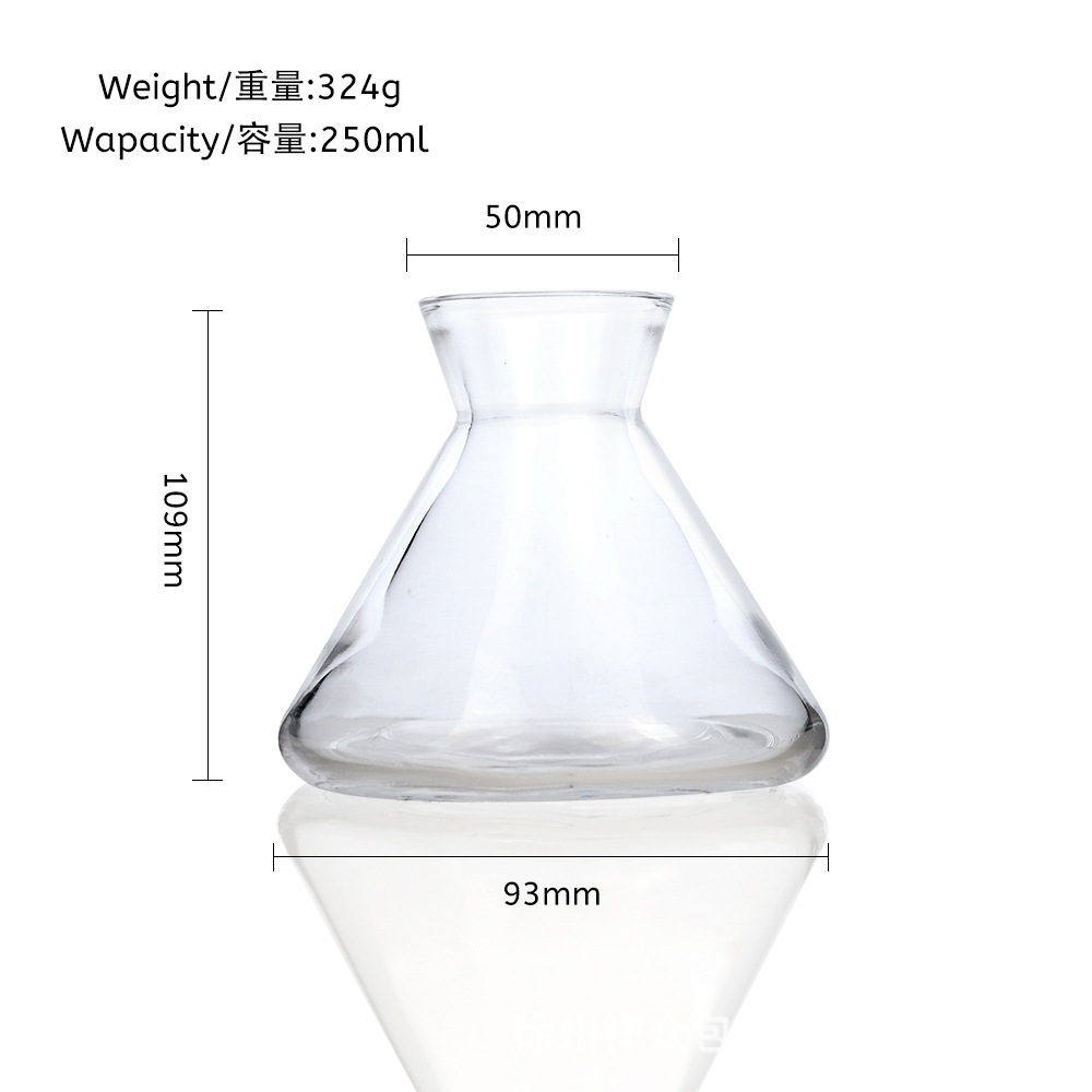 Fábrica directa de 250ml botella de perfume sin fuego botella de perfume botella de embudo botella de fragancia botella de fragancia