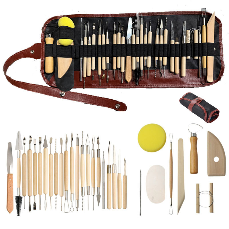 TOO4/클레이툴 31종세트[B]/연필가방 스타일