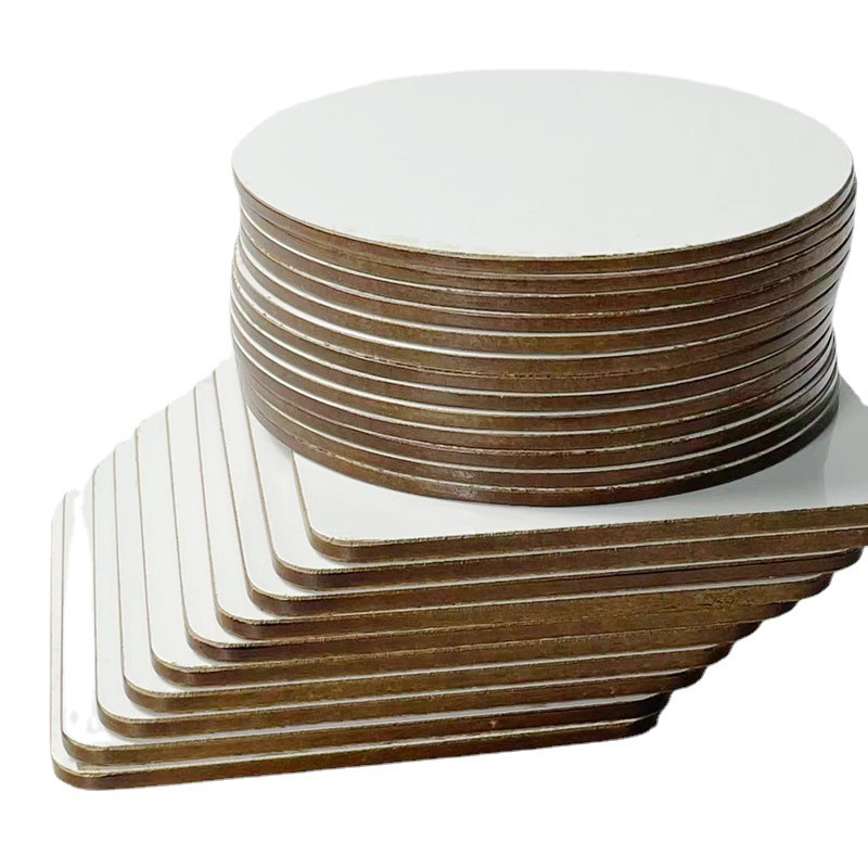 Posavasos de corcho de sublimación de tinta posavasos de madera MDF blanco bricolaje consumibles en blanco al por mayor Posavasos de corcho de transferencia de calor