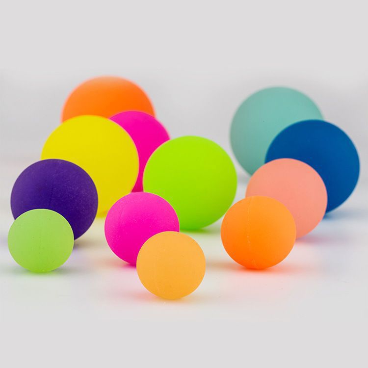 Pelota Elástica Luminosa Sólida 60 45 32 27 de Caucho, para Uso General