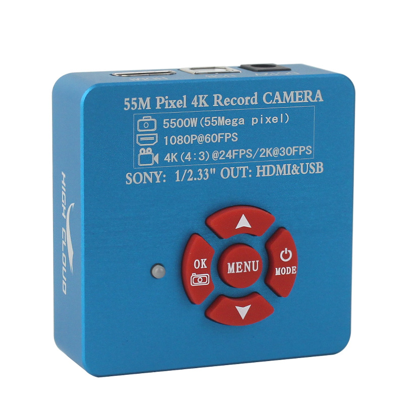 高清4K工业相机 拍照5500万 HDMI/USB视频显微镜 维修检测PC摄像