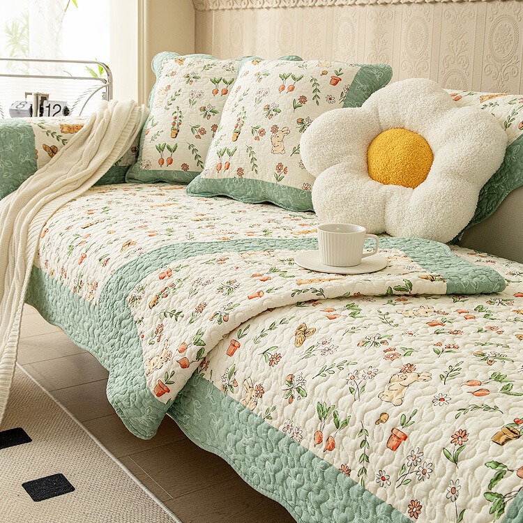 Four Seasons Cotton Non-Slip Sofa Cushion Pure Cotton Simple Modern Autumn and Winter Cushion Universal Fabric Leather Sofa Cover Cover Cover Towel