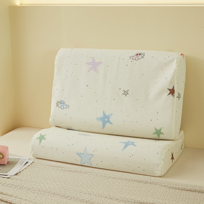 批发全棉乳胶枕套四季纯棉卡通儿童橡胶记忆枕套学生单人枕芯套|undefined