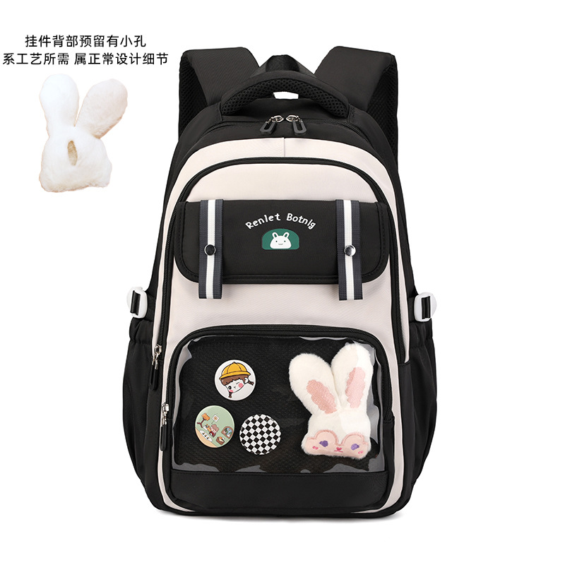 Mochila para mujer nueva versión coreana del bolso de la escuela para estudiantes de primaria y secundaria mochila escolar Oxford tela Harajuku mochila de comercio exterior