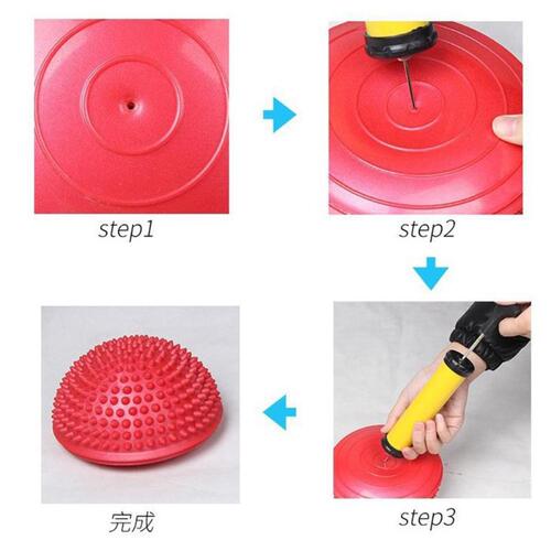 Durian Ball PVC Yoga Semi-circular Foot Massage Ball Children's Sensory Training Equipment Balance Training Tactile Ball