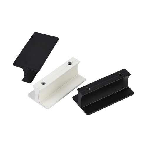 T-shaped small handle, minimalist aluminum American black shoe cabinet wardrobe cabinet extended cabinet handle furniture handle