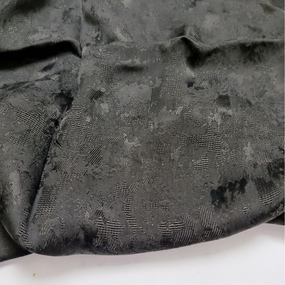 黑色铜氨人丝提花布仿真丝服装面料量大优惠