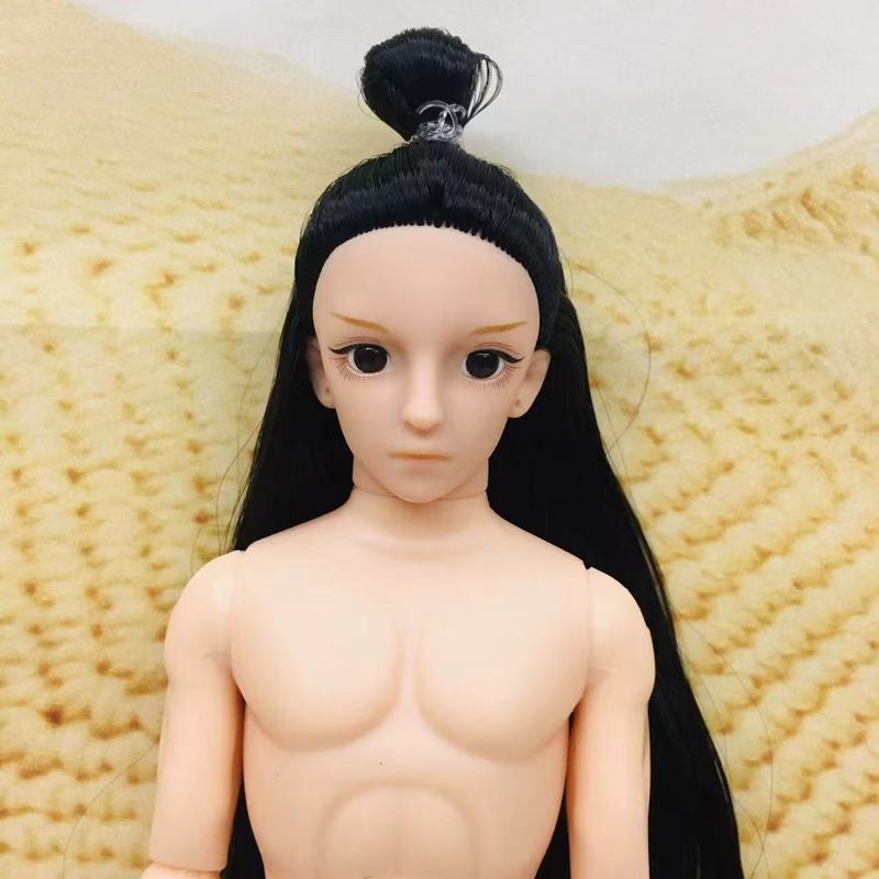 11inch エナメル製男の子人形本体 30cm 頭部と体多関節可動素体人形 結婚式車飾り 着せ替えおもちゃアクセサリー|undefined