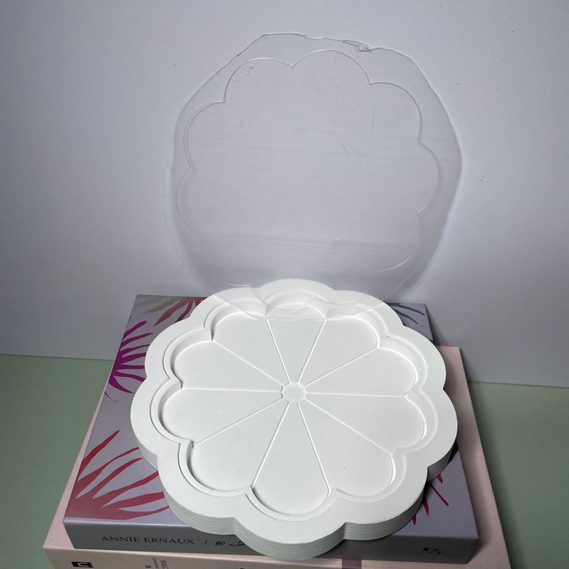 太った女の子diyケーキ花びらトレイシリカゲル金型手作花びら流砂石膏シリカゲル金型|undefined