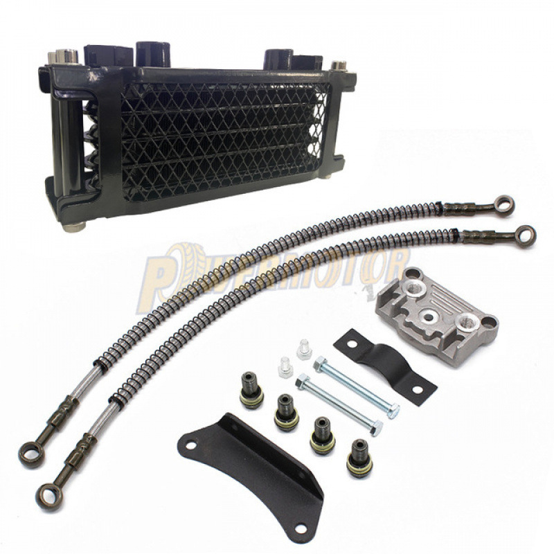 Universal Small Monkey Bike Oil Cooler Set for Modified Off-Road Motorcycles, Including Curved Beam Bikes and Atvs