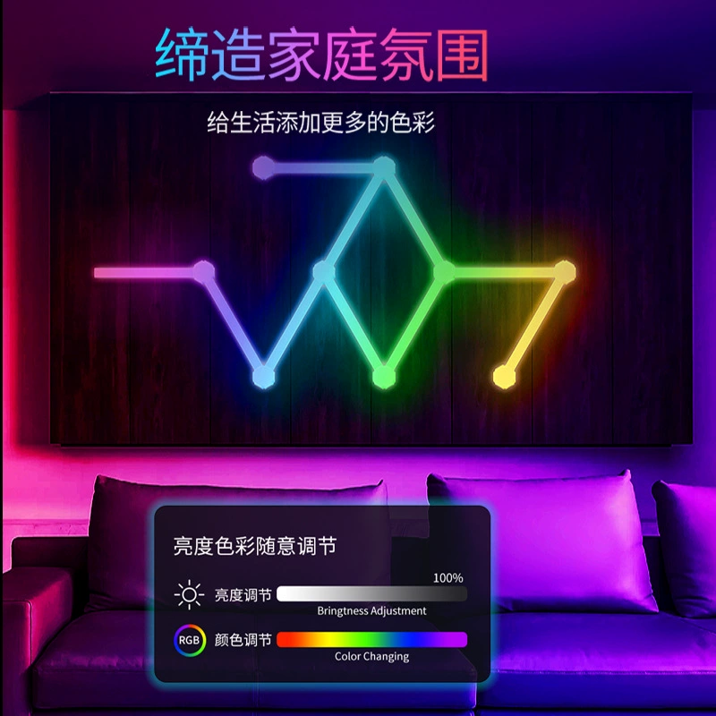 Светильник настенный, декоративная светодиодная подсветка, светло, ритм-св lampe?