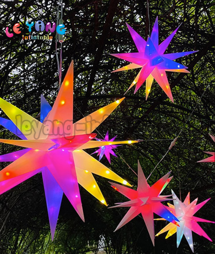 灯光装饰品发光变色星星拱门/帐篷户外场地布置气模大型充气