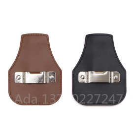 现货跨境同款皮革卷尺皮套木工测量尺收纳包卷尺袋露营工具套