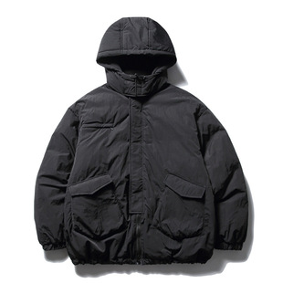 90 White Duck Down Winter Mountain Outdoor Three-proof Function Men's and Women's Loose Thickened Warm Tooling Hat Down Jacket Trendy