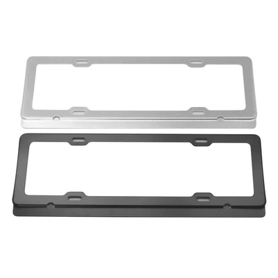 License plate holder/license plate holder — Aluminum alloy borderless license plate frame