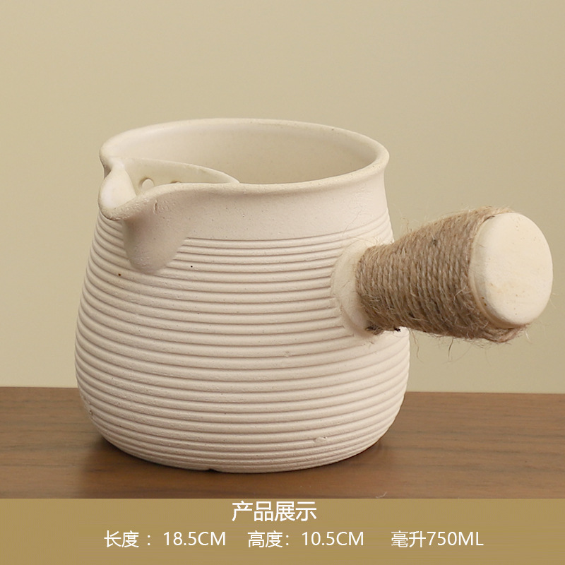 Juego de Tetera y Estufa para Té de Cerámica para Hogar y Exteriores