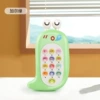 Music snails, green mobile phone