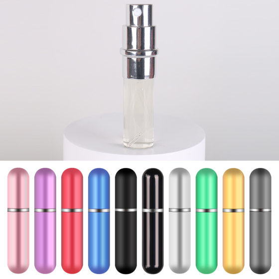 5ml round head anodized perfume bottle mini portable perfume bottle health care bottle spray bottle