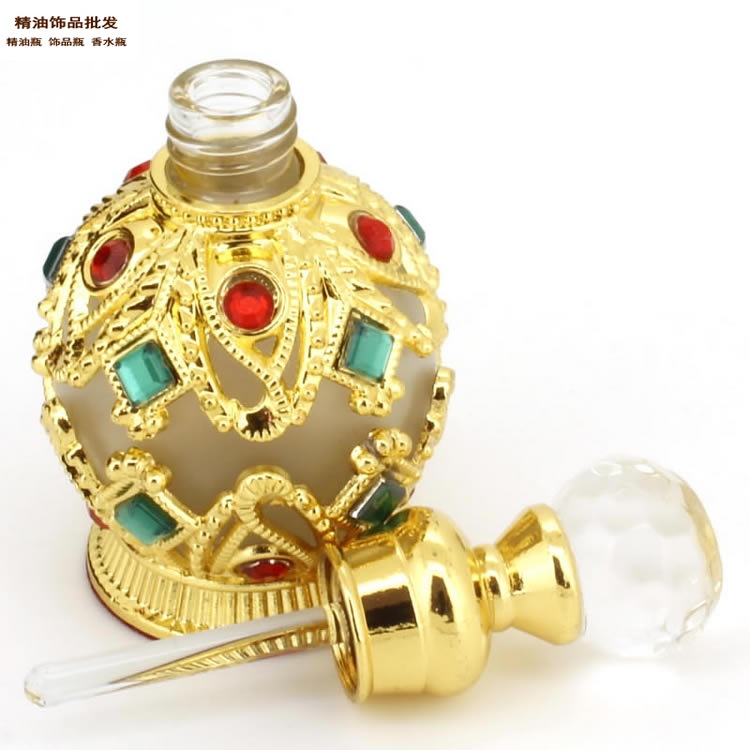 En stock árabe botella de perfume de estilo de Dubai botella vacía botella de perfume botella de aceite esencial botella de aromaterapia proveedor transfronterizo