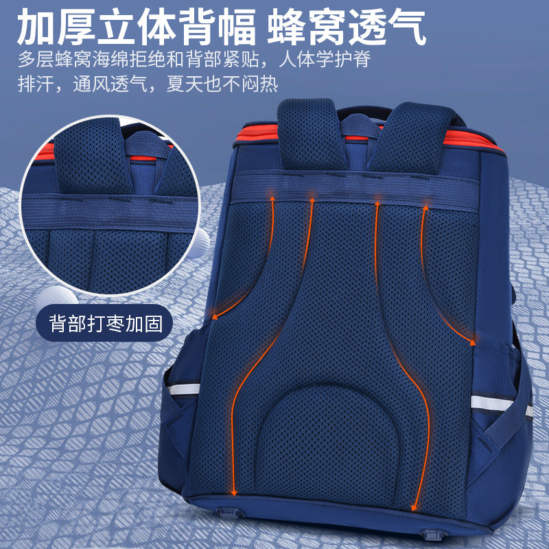 2023 niños transfronterizos estilo británico escuela mochila lindo niños grandes impresos niñas niños Escuela primaria Escuela al por mayor