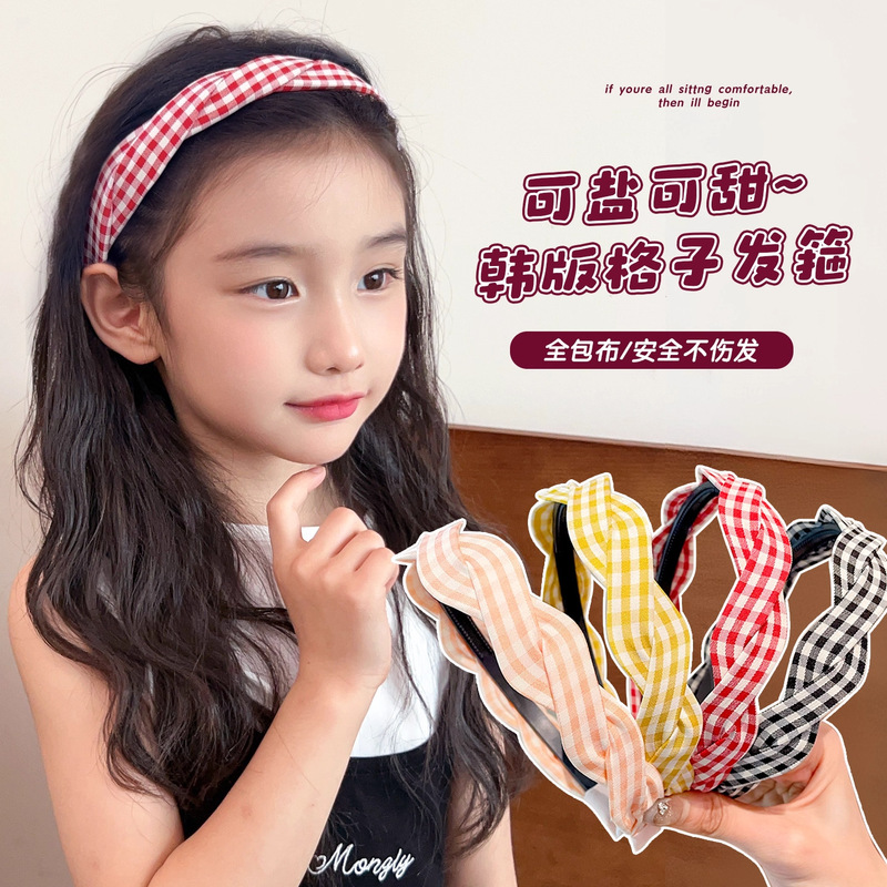儿童发箍2025新款韩版女童带齿梳防滑头箍宝宝高级感压发发卡发饰|undefined