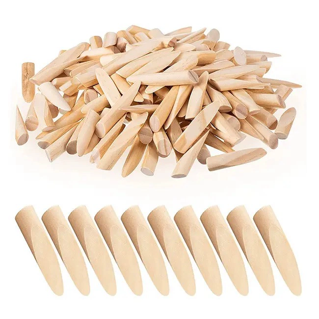 Трансграничная твердая древесина с наклонным отверстием, круглая древесина, шип, деревообрабатывающая мебель, Заглушка с винтовым отверстием, наклонная деревянная заглушка, гвоздь, деревянный клин, оптовая продажа с фабрики