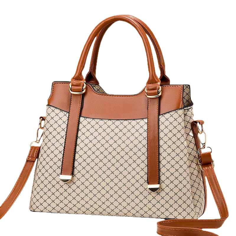 Temperamento textura bolso de mano 2025 verano nuevo bolso femenino estampado de moda bolso de mensajero de un solo hombro de todo fósforo bags transfronterizos