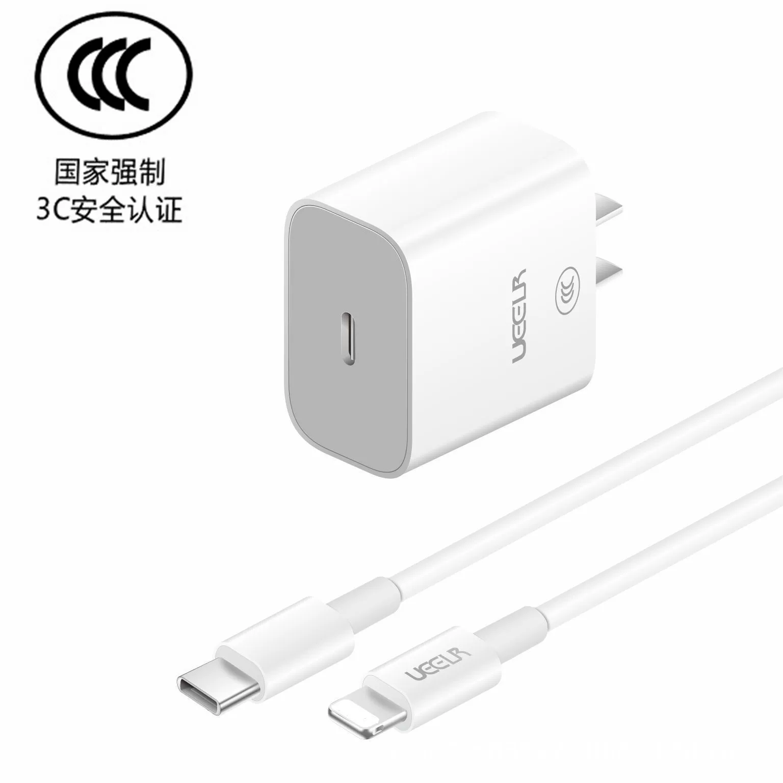 Зарядное PD 20W, совместимо с iPhone 12–16, адаптер питания USB-C
