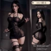 Sexy harness, uniform, set, bib, leg strap