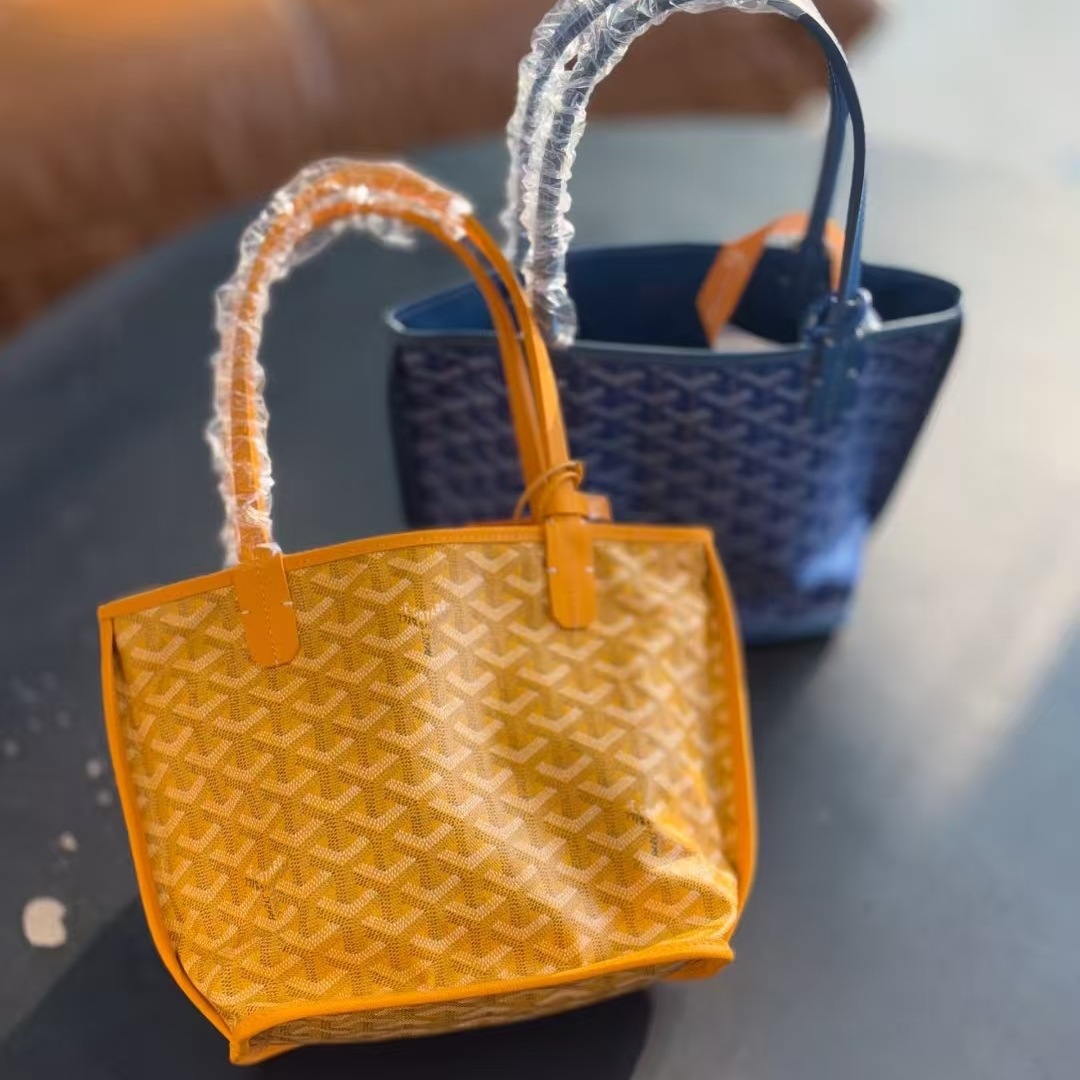 Goya dientes de perro canasta nueva cesta mini tote bolsas de compras letras de doble cara bolsas casuales