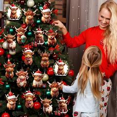 Amazonクロスボーダーベストセラー24個クリスマスツリーハイカウオーナメントクリスマスホームデコレーションガーデンデコレーション