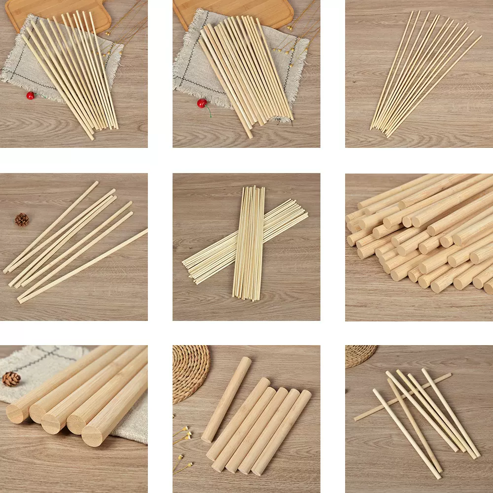 批发竹圆棒加工手工diy竹棒旗杆棒玩具棒美容棒楠竹桌角材料配件