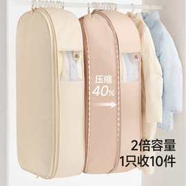 新款柔美尼加大防尘罩衣服挂衣袋羽绒服套大衣收纳袋家用衣服收纳