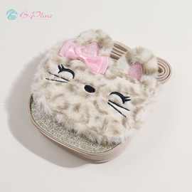 毛绒包可爱小包包女秋冬2024新款潮卡通猫咪玩偶少女心单肩斜包