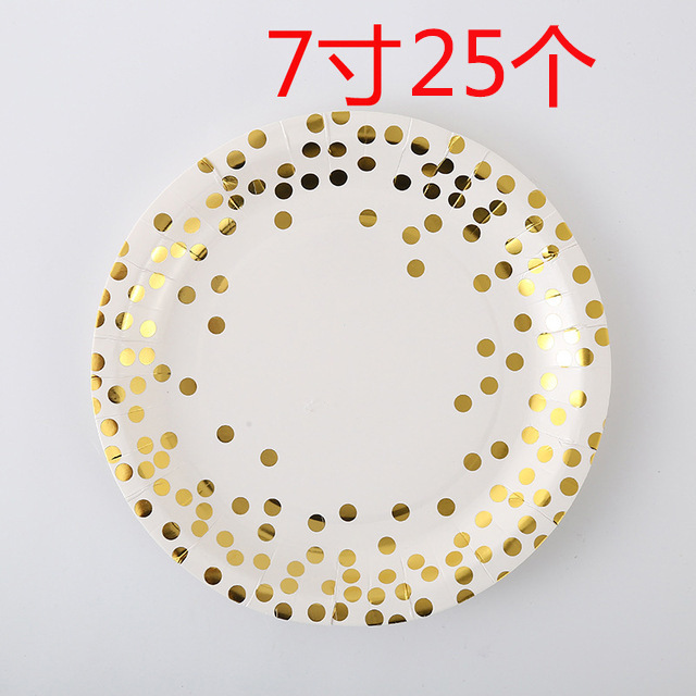 Bandeja de papel de 7 pulgadas 25 PCs 1 Pack